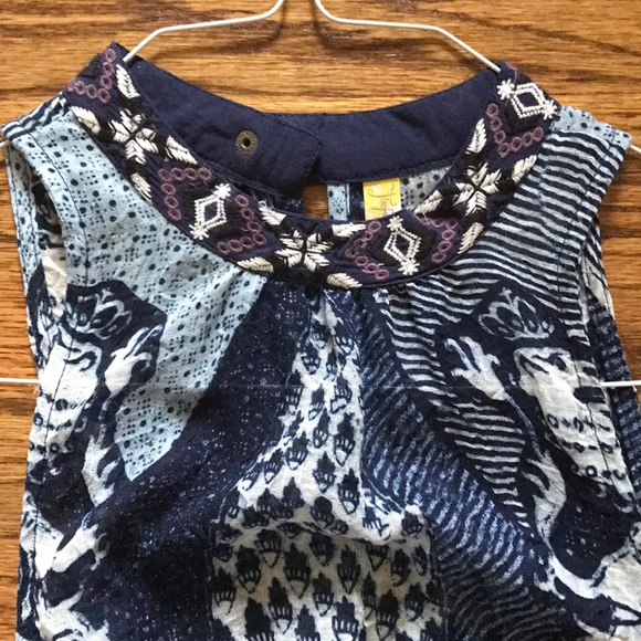 Elephant design free people tank - Picture 3 of 5